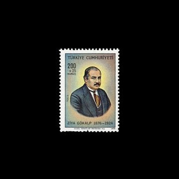 100e anniversaire de la naissance de Ziya Gökalp (23 mars 1976) - La République de Türkiye Timbre Collection