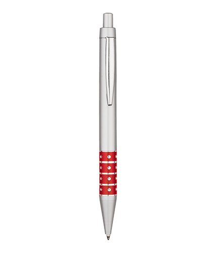 PULKO Promosyon Yarı Metal Tükenmez Kalem Kırmızı