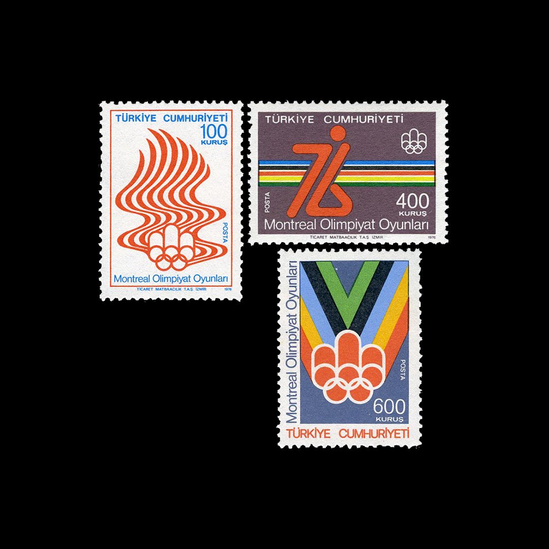 Jeux Olympiques de Montréal (17 juillet 1976) - Collection de timbres de la République de Turquie