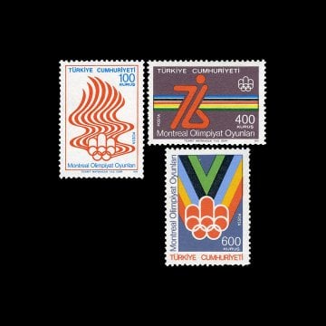 Jeux Olympiques de Montréal (17 juillet 1976) - Collection de timbres de la République de Turquie