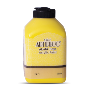 Lisans ARTDECO Akrilik Boya, 500 ml, Sarı