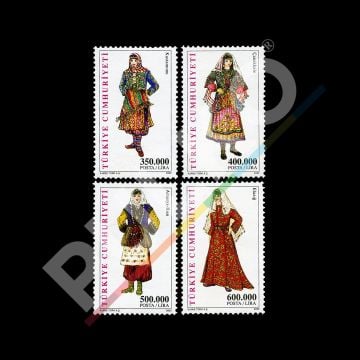 Türk Kadın Kıyafetleri (16 Nisan 2002) - Türkiye Cumhuriyeti Pul Koleksiyonu