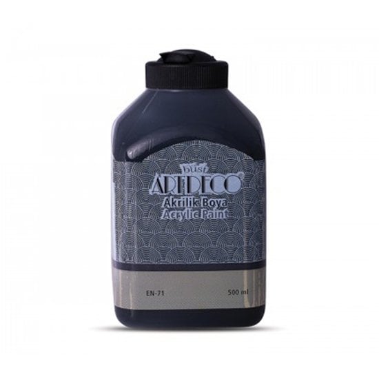 Lisans ARTDECO Akrilik Boya, 500 ml, Siyah