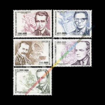Türk Meşhurları Konulu Sürekli Seri (3 Haziran 2002) - Türkiye Cumhuriyeti Pul Koleksiyonu