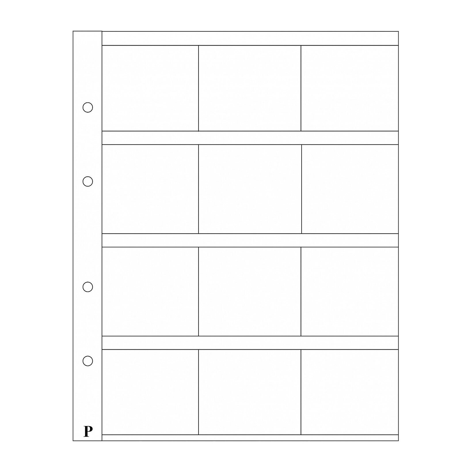 PULKO HistorY 1970 IDEAL Madeni Para Yaprağı, K50 (12 Adet ''KAPPAN'' Karton Madeni Para Kapaması Kapasiteli) (50x50mm - 12Cep'li)