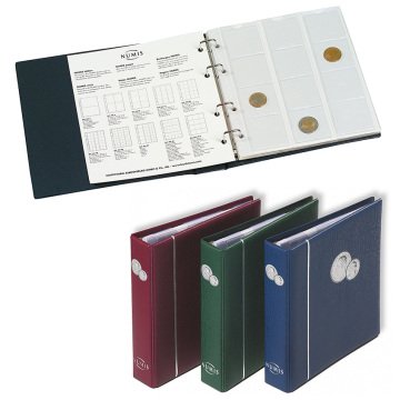 Leuchtturm Numis F, 5 Adet Numis Madeni Para Yaprağı İle Beraber Kasetsiz - Lacivert