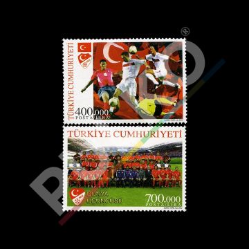 Fifa Dünya Futbol Şampiyonası 3.sü Türkiye (29 Temmuz 2002) - Türkiye Cumhuriyeti Pul Koleksiyonu
