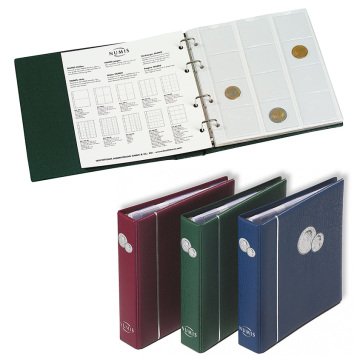 Leuchtturm Numis F, 5 Adet Numis Madeni Para Yaprağı İle Beraber Kasetsiz - Yeşil