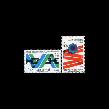 25ème anniversaire de la Convention européenne de sauvegarde des Droits de l'Homme et des Libertés Fondamentales (3 septembre 1978) - Collection de timbres de la République de Turquie