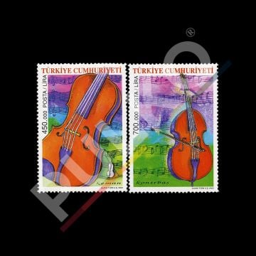 Müzik Aletleri (10 Ekim 2002) - Türkiye Cumhuriyeti Pul Koleksiyonu
