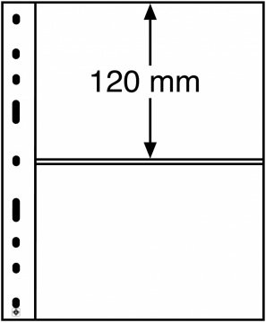 Leuchtturm OPTIMA ''Şeffaf'' ve ''Siyah'' Yapraklar, 2C (120x180mm) (Şeffaf Zemin)