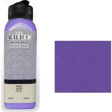 Lisans ARTDECO Akrilik Boya, 140 ml, Mor
