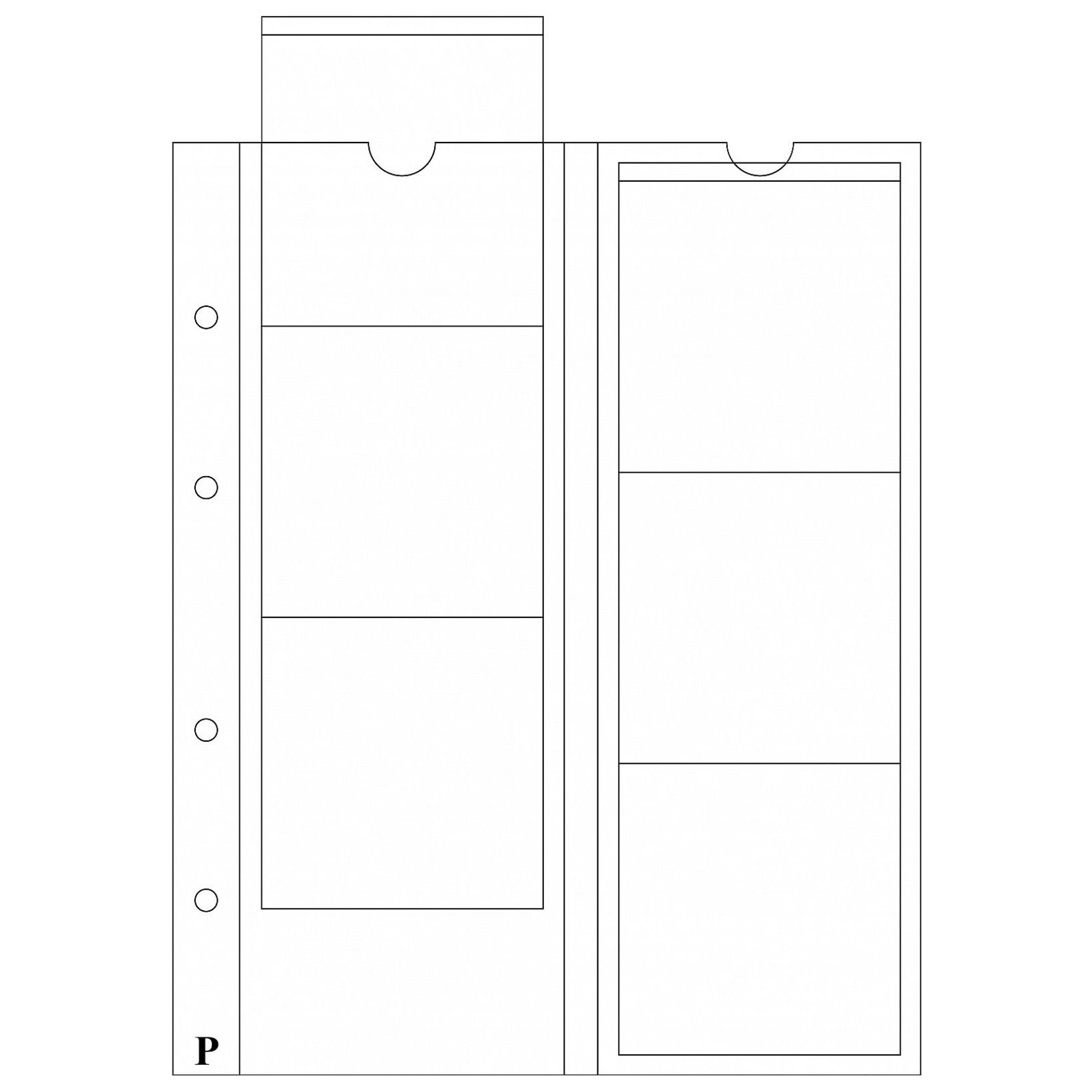 PULKO HistorY 1970 IDEAL Madeni Para Yaprağı, M6 (6 Adet Madeni Para Kapasiteli, Maximum 65mmØ Boyutunda Madeni Paralar için) (78x78mm - 6Cep'li)