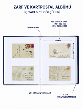 PULKO HistorY 1970 Zarf Koleksiyonu İçin A4+ Boyut,