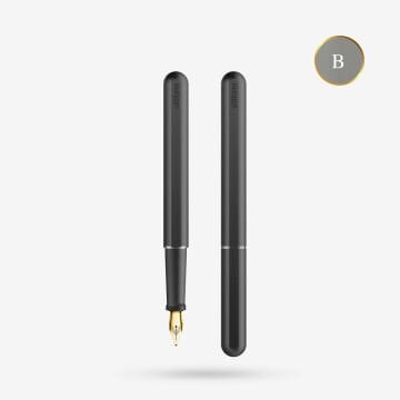 Stilform Dolma Kalem Alüminyum Kasa, Alüminyum - Warp Black - 14k, B