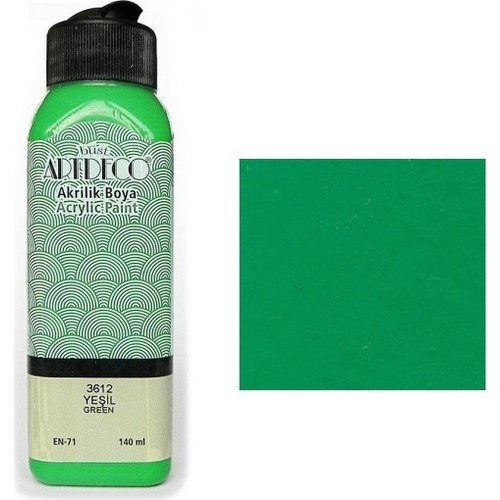 Lisans ARTDECO Akrilik Boya, 140 ml, Yeşil
