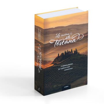 Leuchtturm BOOK SAFE TOSCANA İngilizce, Kitap Şeklinde, Anahtarlı Koleksiyon Saklama Kutusu