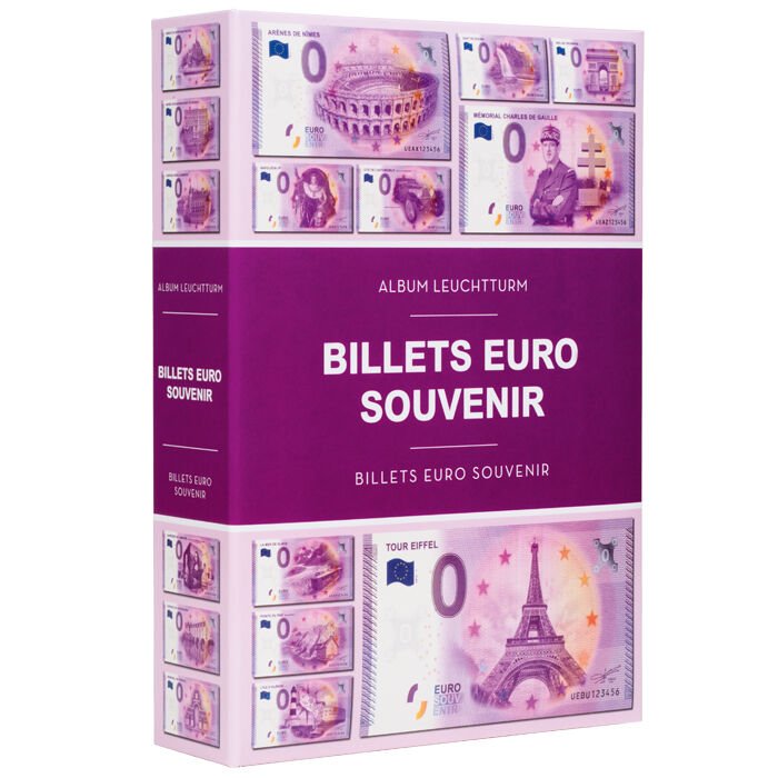 Leuchtturm Euro Souvenir Hatıra Kağıt Para Albümü