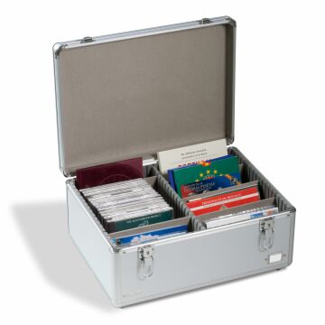 Leuchtturm CARGO MULTI XL Alüminyum Koleksiyoner Kasası, (400x225x315mm.), Gümüş Gri