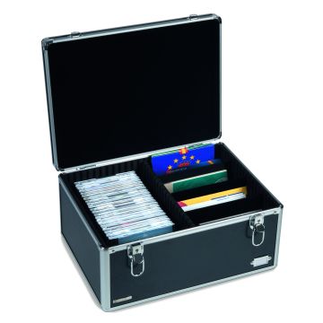Leuchtturm CARGO MULTI XL Alüminyum Koleksiyoner Kasası, (400x225x315mm.), Siyah