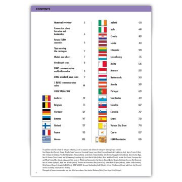 Leuchtturm Madeni para ve banknotlar için Euro Kataloğu 2023, İngilizce