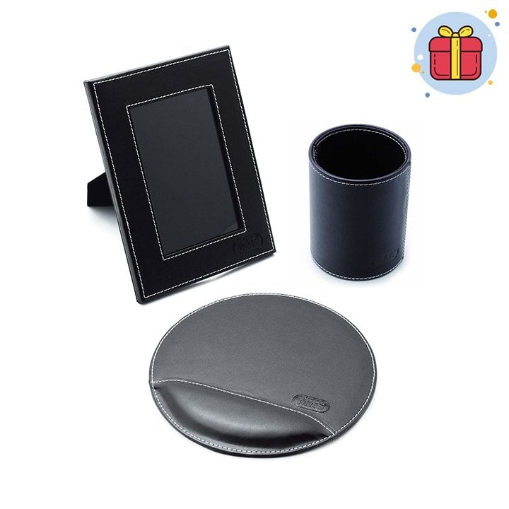 PULKO Masaüstü Hediye Seti (Kalemlik + Mousepad + Resim Çerçevesi)