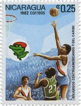 PULKO HistorY 1970 Nicaragua - 1982 - Spor Temalı Pul Koleksiyonu