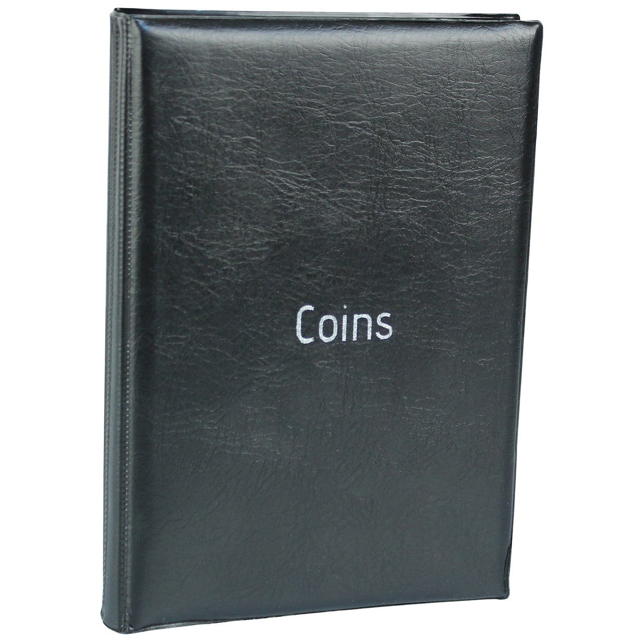 PULKO HistorY 1970 Madeni Para Klasik Cep Albümü 96 (155x205), 8 Yaprak, Her Yaprakta 40mm Çapında 12 Cep'li, Toplamda 96 Adet Madeni Para Kapasiteli, Siyah