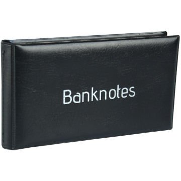 PULKO HistorY 1970 Kağıt Para Klasik Cep Albümü 20, (175x93mm), 20 Yaprak, Dıştan Dışa Albüm Boyutu (110x200mm), Siyah