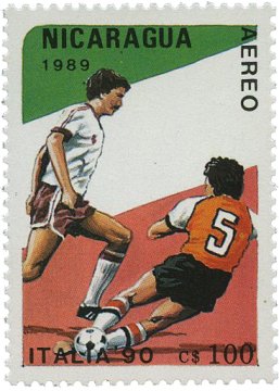PULKO HistorY 1970 Nikaragua - 1989 - Spor Temalı Pul Koleksiyonu (Futbol)