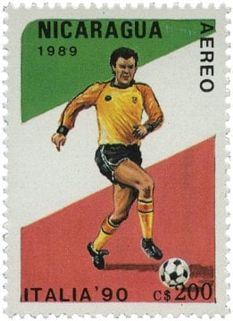 PULKO HistorY 1970 Nikaragua - 1989 - Spor Temalı Pul Koleksiyonu (Futbol)