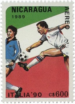 PULKO HistorY 1970 Nikaragua - 1989 - Spor Temalı Pul Koleksiyonu (Futbol)