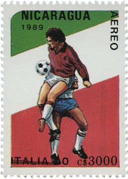 PULKO HistorY 1970 Nikaragua - 1989 - Spor Temalı Pul Koleksiyonu (Futbol)