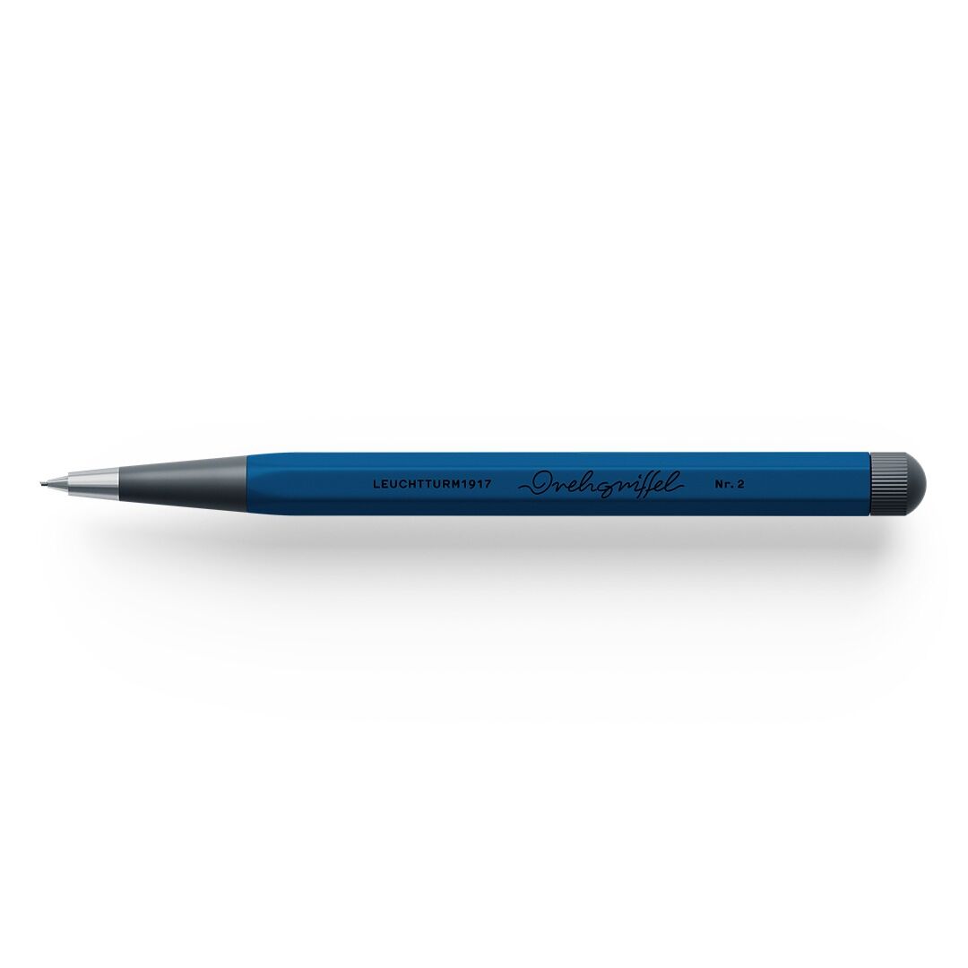 Leuchtturm1917 Drehgriffel Nr. 2, Versatil (Uçlu) Kalem, 0.7 mm Uç, Indigo Mavi