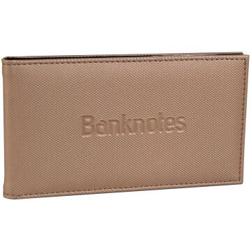 PULKO HistorY 1970 Kağıt Para Metalik Seri Cep Albümü 20, (175x93mm), 20 Yaprak, Dıştan Dışa Albüm Boyutu (110x200mm), Bronz