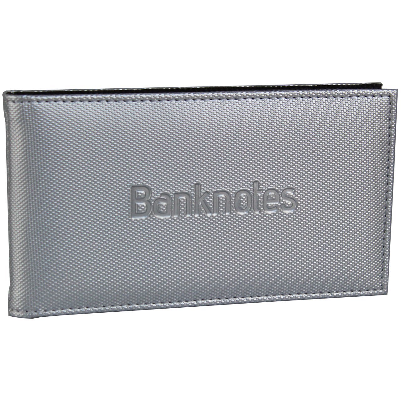 PULKO HistorY 1970 Kağıt Para Metalik Seri Cep Albümü 20, (175x93mm), 20 Yaprak, Dıştan Dışa Albüm Boyutu (110x200mm), Gümüş