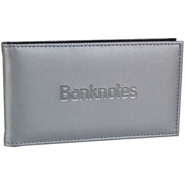 PULKO HistorY 1970 Kağıt Para Metalik Seri Cep Albümü 20, (175x93mm), 20 Yaprak, Dıştan Dışa Albüm Boyutu (110x200mm), Gümüş