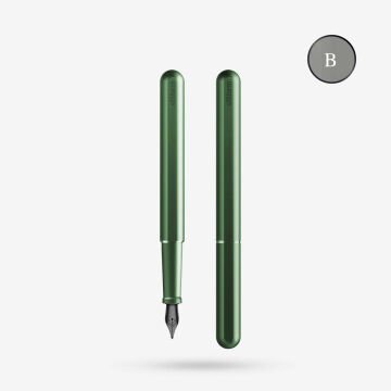 Stilform Dolma Kalem Alüminyum Kasa, Alüminyum - Aurora Green - Siyah Metal, B