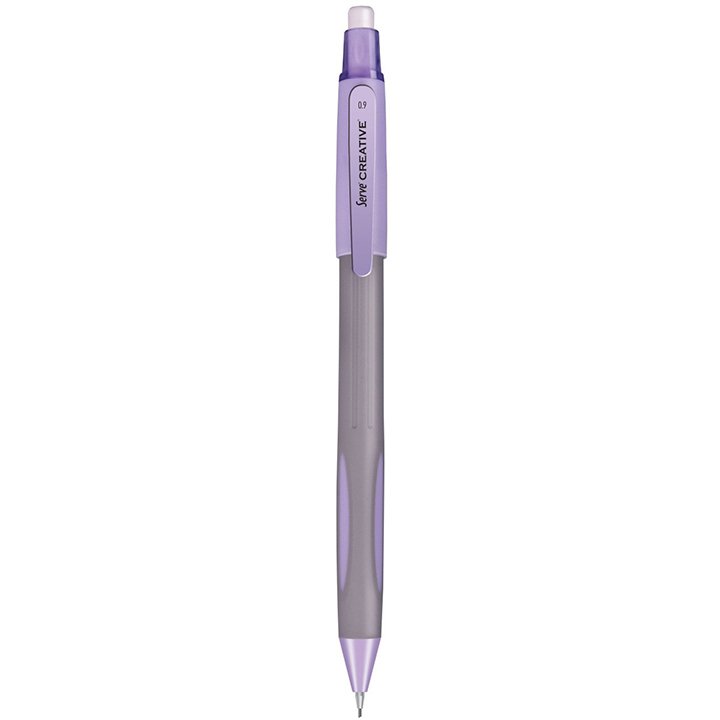 SERVE Creative Mekanik Kurşun Kalem 0.9 mm (Uçlu Kalem), Mor