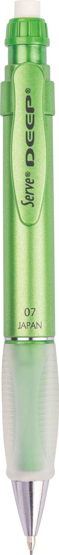 SERVE Deep Mekanik Kurşun Kalem Metalik Seri 0.7 mm (Uçlu Kalem), Metalik Fıstık Yeşili