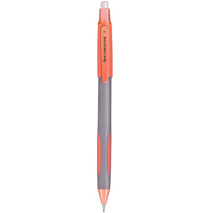 SERVE Creative Mekanik Kurşun Kalem 0.9 mm (Uçlu Kalem), Turuncu