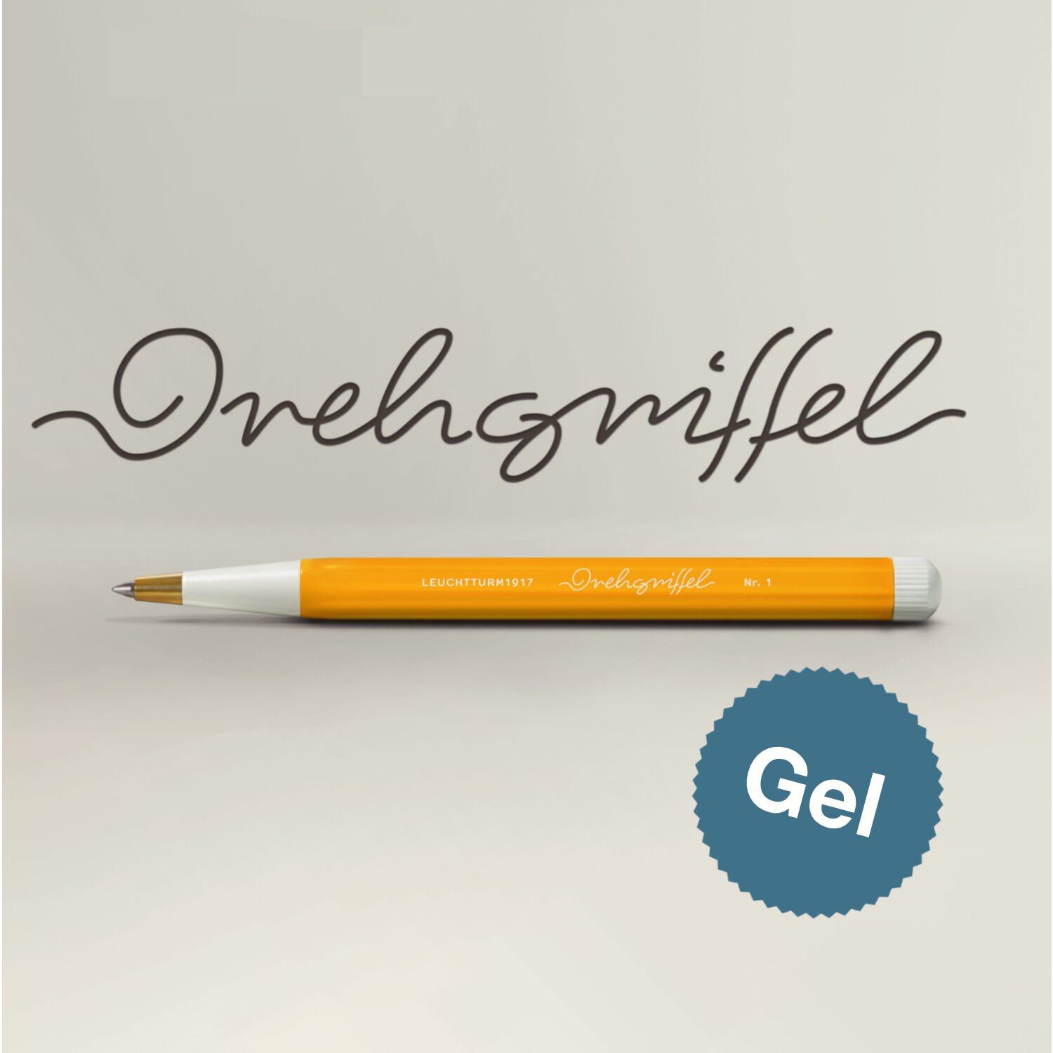 Leuchtturm1917 Drehgriffel Nr. 1, Siyah Mürekkepli Jel Kalem,