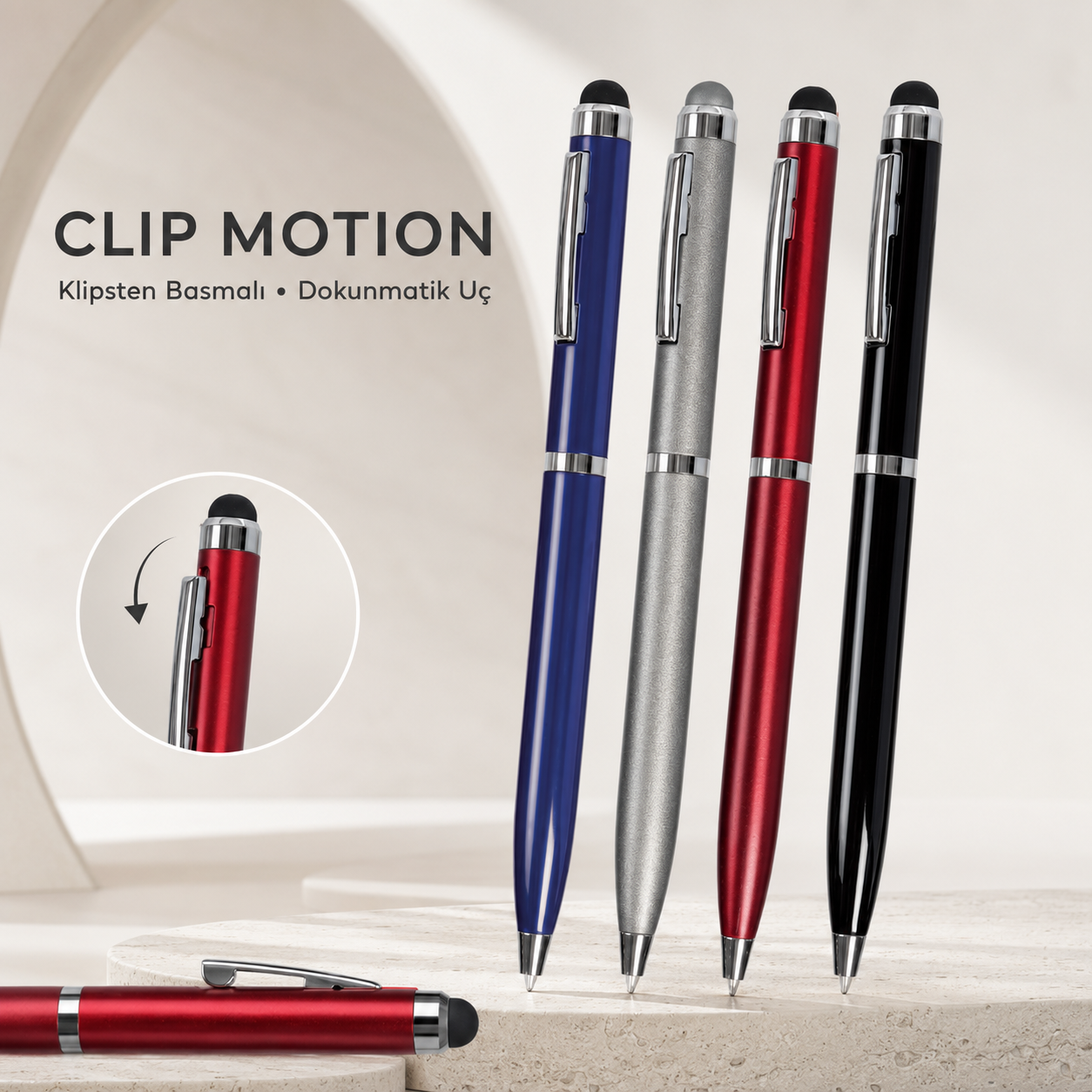Clip Motion Tükenmez Kalem,