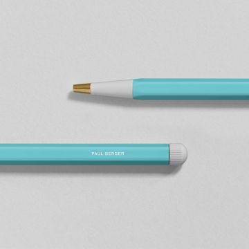 Leuchtturm1917 Drehgriffel Nr. 1, Siyah Mürekkepli Jel Kalem, Akuamarin