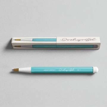 Leuchtturm1917 Drehgriffel Nr. 1, Siyah Mürekkepli Jel Kalem, Akuamarin