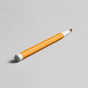 Leuchtturm1917 Drehgriffel Nr. 1, Siyah Mürekkepli Jel Kalem, Gündoğumu Sarı