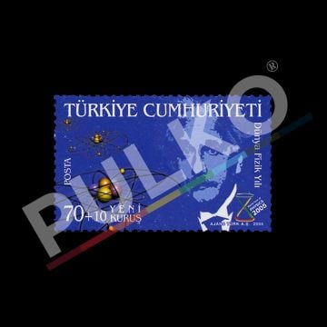 Dünya Fizik Yılı (13 Eylül 2005) - Türkiye Cumhuriyeti Pul Koleksiyonu