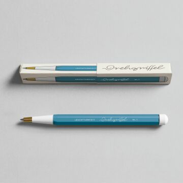 Leuchtturm1917 Drehgriffel Nr. 1, Siyah Mürekkepli Jel Kalem, Kuzey Mavi