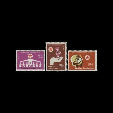 50-я годовщина Учреждения по заботе о детях (30 июня 1971) - Республика Турция Марка Коллекция