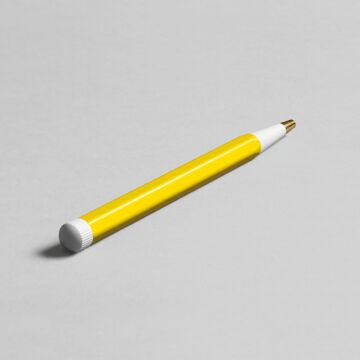 Leuchtturm1917 Drehgriffel Nr. 1, Siyah Mürekkepli Jel Kalem, Limon Sarı